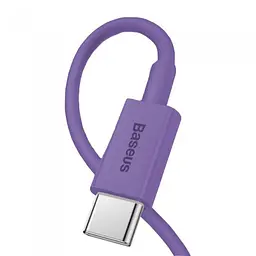 PD кабель Baseus Superior Series Fast Charging Cable Type-C to iP PD 20W 1m фіолетовий CAYS001505 - мініатюра 5