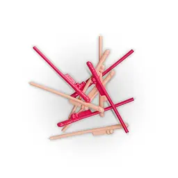 Соломинки для напоїв Easytoys, різнокольорові, 20 см, 10 шт. - мініатюра 2
