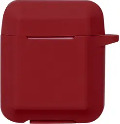 Кейс TOTO Plain Ling Angle Case AirPods Wine Red - мініатюра 3