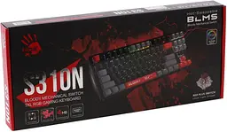 Клавіатура Bloody S310N Energy Red - мініатюра 4