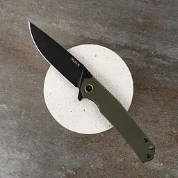 Нож складной туристический Ruike P801-G, (8.6 см) 14C28N/G10 оливковый - миниатюра 18