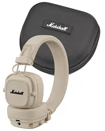 Комплект навушники Marshall Major V Cream Original + Кейс (Підтримка офіційного додатку)(1006833)