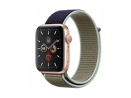 Смарт-годинник Apple Watch Series 5 40mm Gold Aluminium w. Khaki Sport L. (MWRY2) - мініатюра 3