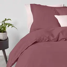 Комплект постільної білизни Cosas Blueberry CS4 Двоспальний вишня (Ranfors_Cherry_El140-Rose_180) - мініатюра 2