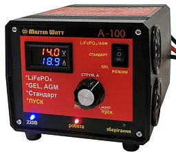 Пускозарядний пристрій MasterWatt PZU А-100 24V для LiFePO4 / AGM / GEL