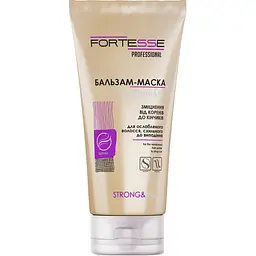 Зміцнююча бальзам-маска Fortesse Professional Strong & Thick для ослабленого волосся схильного до випадіння 200 мл