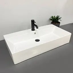 Умивальник VBI Padua 80 white накладний підвісний VBI-012204, Білий - мініатюра 5