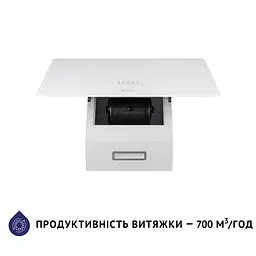 Витяжка декоративна похила Minola HVS 6224 WH 700 LED - мініатюра 5