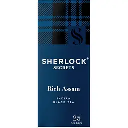 Чай чорний Sherlock Secrets Rich Assam 50 г (25 шт x 2 г) - мініатюра 3