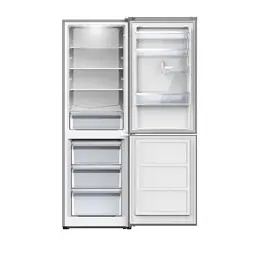 Холодильник Edler ED-385FS, Inox, двокамерний, з нижньою мор. камерою, загальний об'єм 287L, корисний об'єм 198L/89L, механічне керування, A+, 185x60x60см - мініатюра 2