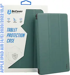 Чохол-книжка BeCover Tri Fold Soft TPU Silicone для Apple iPad Air 4/5 2020/2022 10.9" Dark Green (711130) - мініатюра 2