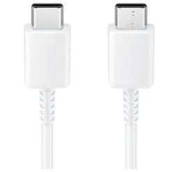 Кабель Samsung USB Type-C - USB Type-C (M/M), 1 м, Білий (EP-DA705BWRGRU) OEM - мініатюра 2
