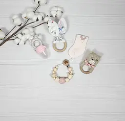 Букет пелюшок для немовлят a.l.babybox Ведмедикова казка (BU 28457679) - мініатюра 11