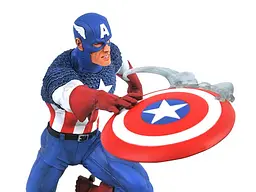 Фігурка Diamond Select Toys Gallery diorama Marvel Captain America Марвел Капітан Америка 25 см (G M CA) - мініатюра 4