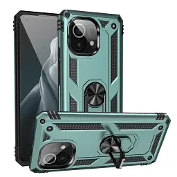 Панель BeCover Military для Xiaomi Mi 11 Lite / Mi 11 Lite 5G / 11 Lite 5G NE Dark Green (706645) - мініатюра 2