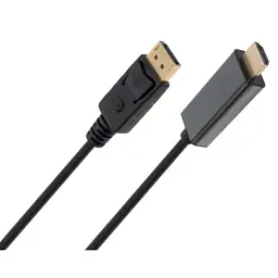 Кабель мультимедійний DisplayPort M to HDMI M 1.8m V1.4/V2.1 4K120/8K60 Vinga (VCPDP14HI211.8) - мініатюра 3