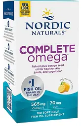 Омега комплекс Nordic Naturals Complete Omega зі смаком лимона 180 капсул - мініатюра 2