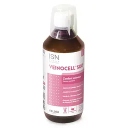 Комплекс Ineldea Veinocell Здорові вени та судини, 15 рослинних екстрактів + ​​мінерали, 500 мл 