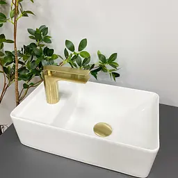 Умивальник VBI Lecco white накладний VBI-015603, Білий - мініатюра 4