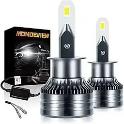 Комплект MONDEVIEW H1 Світлодіодна лампа фар 60W 16000LM 6000K