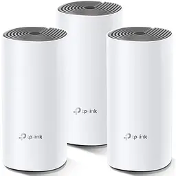 TP-Link Маршрутизатор DECO E4 3PK AC1200 2xFE LAN/WAN MU-MIMO MESH