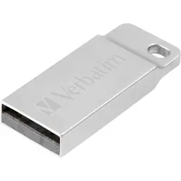 USB флеш накопичувач Verbatim 64GB Metal Executive Silver USB 2.0 (98750) - мініатюра 2