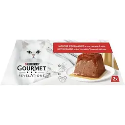 Паштет для котів Purina Gourmet Revelations мус з яловичиною 2х57 г (7613287070005) - мініатюра 3