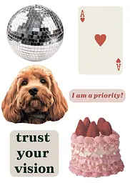 Стікерпак 3Д «I am priority»
