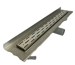 Душовий канал з горизонтальним фланцем Maxiflow Standart Line 60 см решітка Дощ 4053.0Y050K.060.1