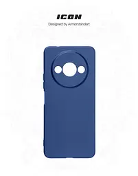 Чехол ArmorStandart ICON для Xiaomi Redmi A3 Camera cover Dark Blue (ARM82309) - мініатюра 3