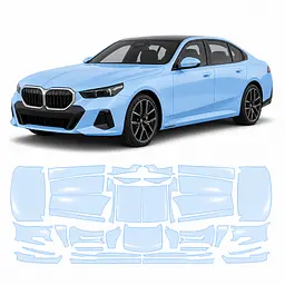 Антигравійна захисна бронеплівка за лекалами для BMW i5 G60 2023- повний кузов