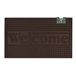 Килимок придверний Eco Fabric Welcome без кромки коричневий 45 х 75 см (4575-012)