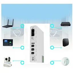 ДБЖ UPS для роутера DC1018P 12V/ 9V/ 5V 10400 mAh 18W для пристроїв постійного струму DC білий - мініатюра 5