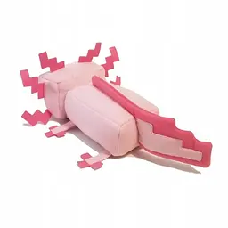 М'яка іграшка Minecraft Саламандра Аксолотль Mojang рожева 30 см - мініатюра 4