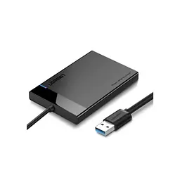Кишеня зовнішня Ugreen USB 3.0 to SATA 3.0 2.5" корпус для HDD/SSD 6TB UASP, чорний (30847)