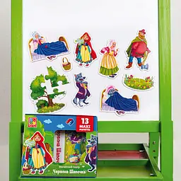 Настільна гра магнітний театр "Червона шапочка" Vladi Toys VT3206-52 Укр - мініатюра 3