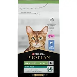 Сухий корм для стерилізованих котів Purina Pro Plan Sterilised Adult 1+ Renal Plus з кроликом 1.5 кг (12369077)