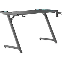 Комп'ютерний ігровий стіл GT Racer T-1416 Black [123406] - мініатюра 2