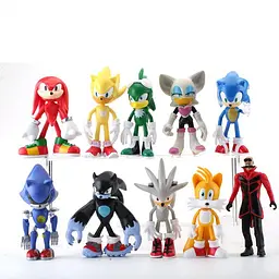 Колекційний набір фігурок іграшки Сонік Бум Sonic the Hedgehog 10 шт