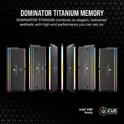 Оперативна пам'ять Corsair 32GB (2x16GB) DDR5 7200MHz Dominator Titanium RGB (CMP32GX5M2X7200C34) - мініатюра 5