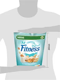 Готовий сухий сніданок Fitness Yoghurt пластівці з цільної пшениці з йогуртовим глазуруванням 225 г - мініатюра 3