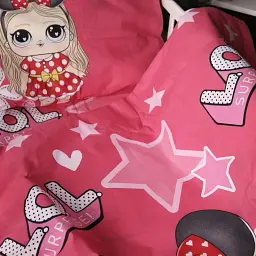 Підковдра MirSon Бязь 17-0699 LOL Dolls 143х210 рожева (2200010456332) - мініатюра 4
