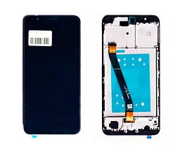 Дисплей Huawei Honor 7X Dual Sim (BND-L21) чорний + рамка