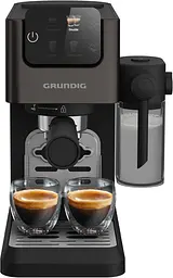 Кавомашина GRUNDIG KSM 5330 із вбудованим контейнером для молока, потужність 1628 Вт, тиск насоса 15 бар, подвійна насадка - мініатюра 6