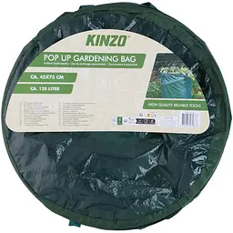 Розкладний мішок для листя Kinzo Garden пружинний каркас 120 л 70x45 см