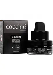Крем-блиск для взуття Coccine Forte Shine, чорний, 50 мл — посилений блиск і захист