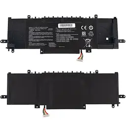 Батарея для ноутбука Asus C31N1841 (ZenBook UX334FL UX434FL) 11.55V 3400mAh Чорний - мініатюра 2