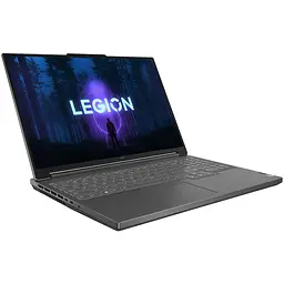 Ноутбук Lenovo Legion Slim 5 16IRH8 (82YA003VRM) Luna Grey / Екран 16 IPS (2560x1600) WQXGA 165 Гц, матовий / Intel Core i7 - 13700H (1.8 - 5.0 ГГц) / RAM 16 ГБ / SSD 512ГБ / nVidia GeForce RTX 4070, 8 ГБ / FREE DOS / без ОС / 2.3 кг / сірий - мініатюра 2