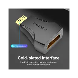 Перехідник HDMI to Mini HDMI black Vention (AISB0) - мініатюра 4