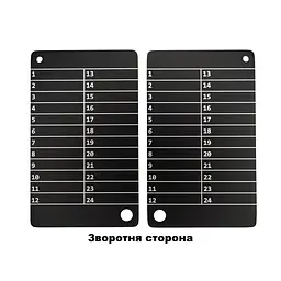 Металеві пластини Btcwallet Black Plate для зберігання сід-фрази, 2 штуки + кріпильний болт + гравірувальна ручка - мініатюра 4